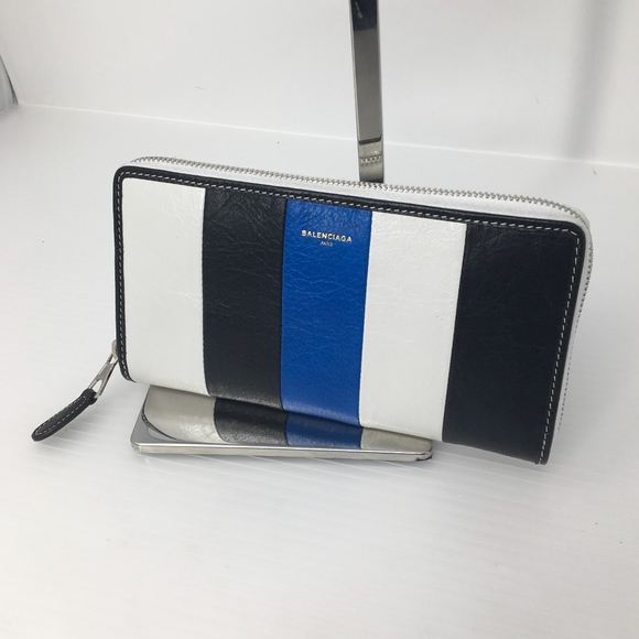 Balenciaga Handbags - Balenciaga Color Block Zip Wallet
